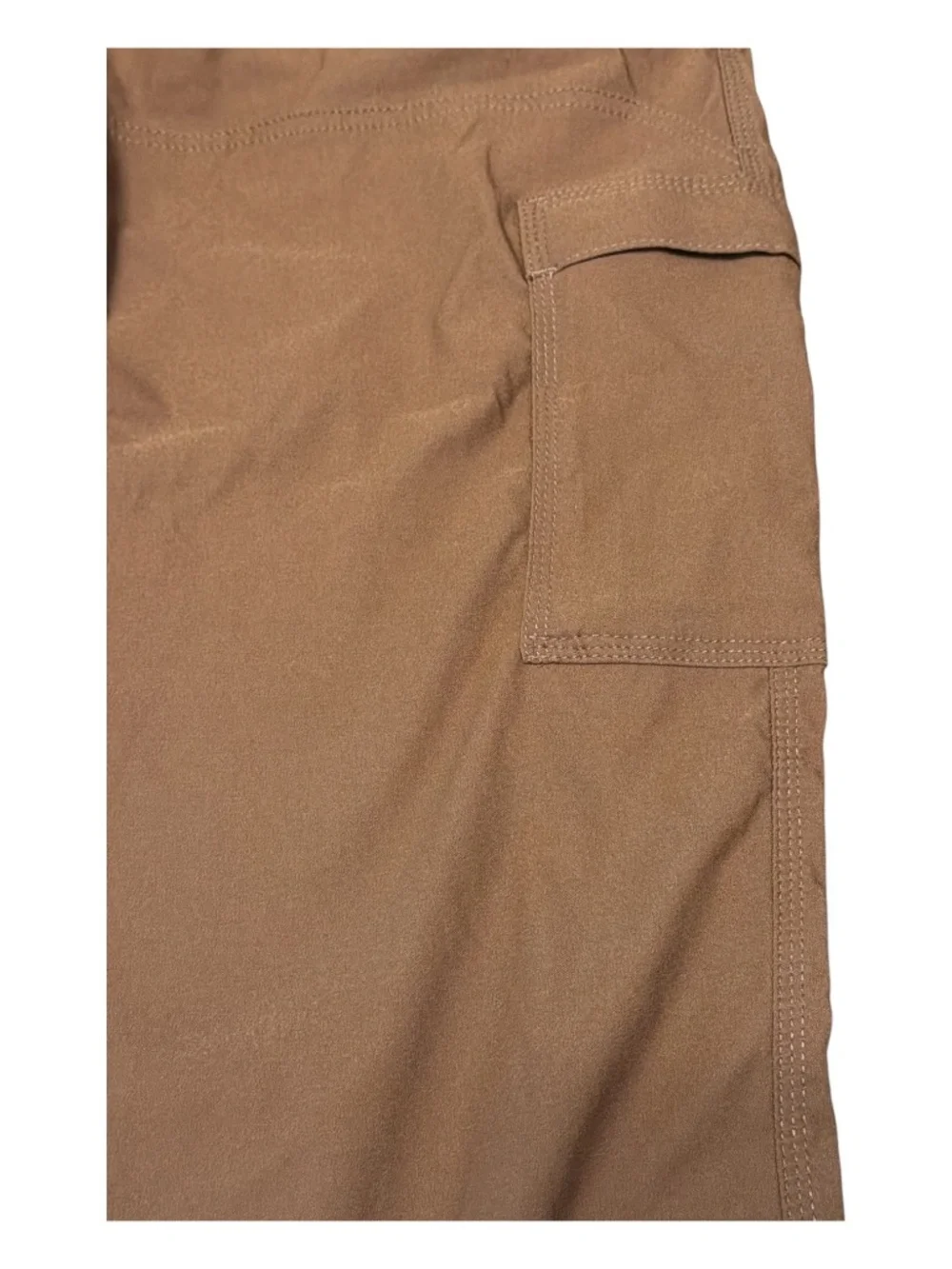 Outdoor Hiking Cargo Pant Stretch Utility Convertible Slim Fit Brown Prana 42x32